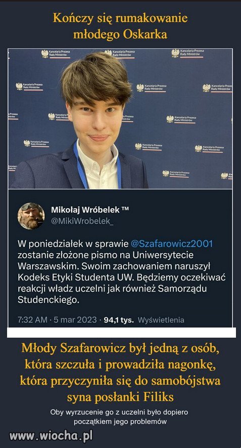Nosił wilk razy kilka, poniosa i wilka...