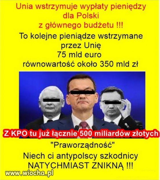 Pieniądze których PiS nie ukradnie...