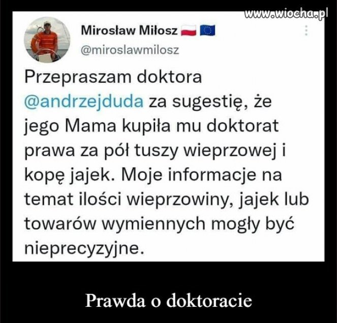 Czas na przeprosiny...jezeli to cos zmieni.