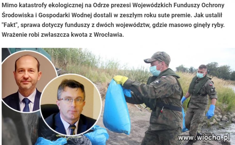 Co tam katastrofa na Odrze