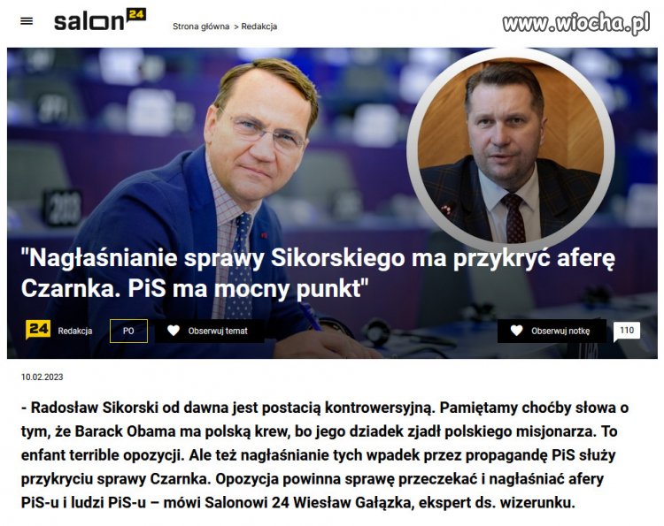 Były szef MSZ to ważna postać na polskiej scenie politycznej.