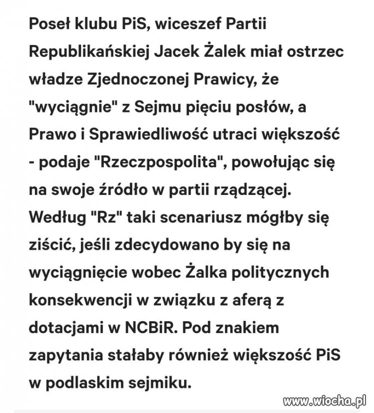 Dlatego czuje się bezkarny