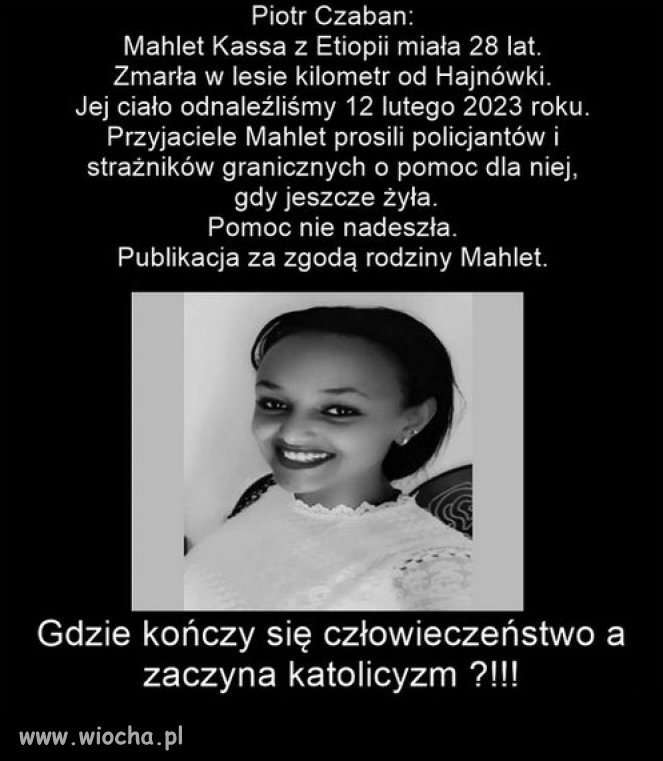 To chrześcijańskie wartości, miłości bliźniego polaczków!