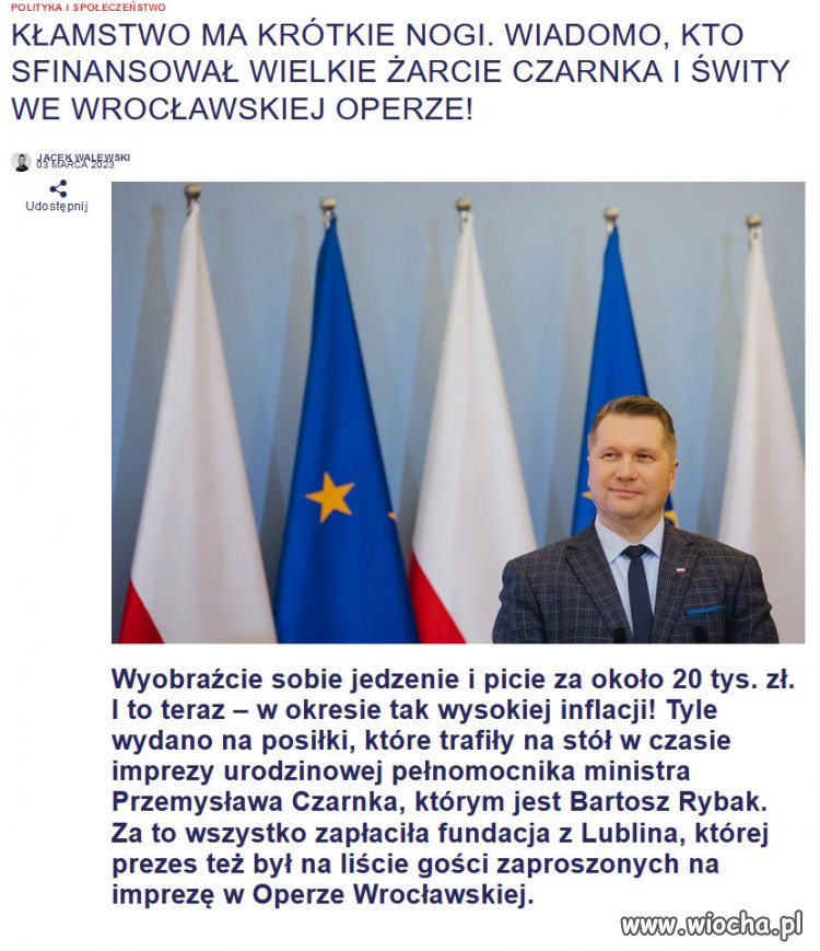 Hołota PiSu bawi się z Waszych pieniędzy z podatków!