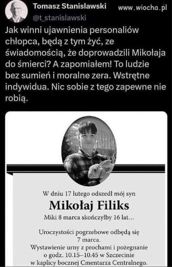 Wolałabym, żeby zamiast sumień, 
