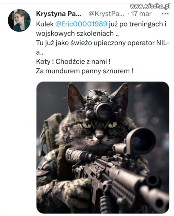 Ona coś bierze?