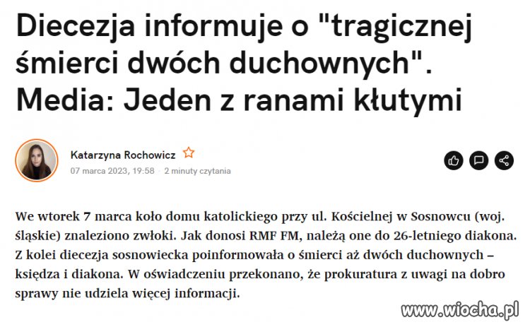 Krwawa jatka w diecezji