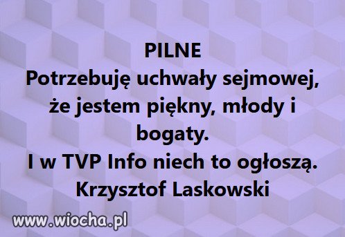 W kolejce czeka reszta PiSiorów z tępymi facjatami