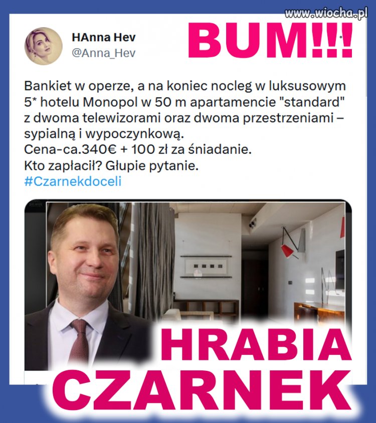 Kto zapłacił? Głupie pytanie. 