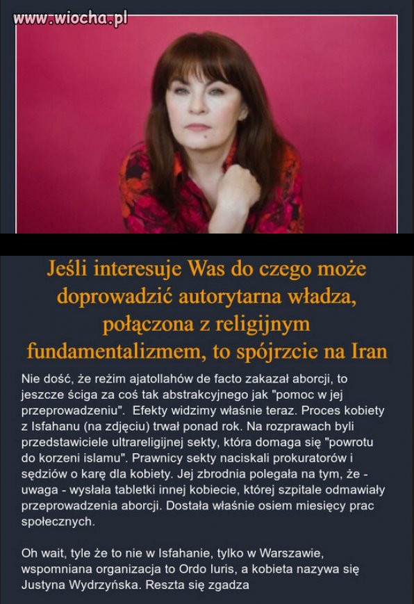 Nie bez powodu, nazywają Polskę PiSu, Iranem Europy!