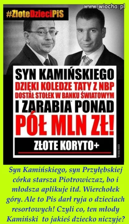 Kiedyś Pis zrobił akcje   ''Resortowe dzieci''