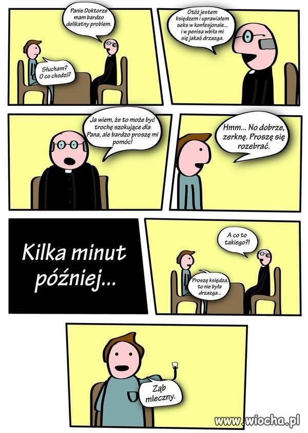 Ksiundz u lekarza.