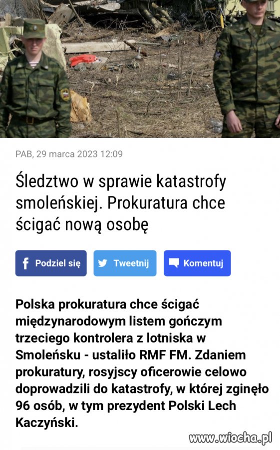 To w końcu zamach , czy katastrofa 