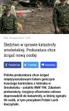 To w końcu zamach , czy katastrofa 