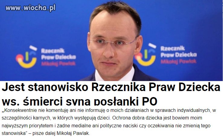 Teraz to mu o dobro dziecka chodzi