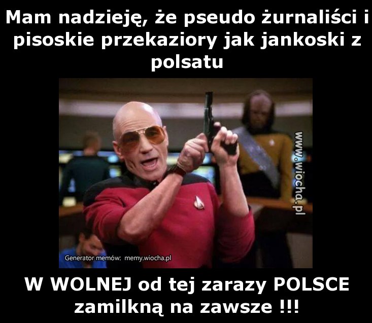 Mam nadzieję, że pseudo żurnaliści i pisoskie