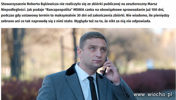 Wcześniej jego firma narobiła strat na miliony
