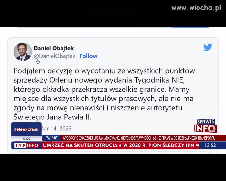 Dla tych co uważają, że żyjemy w normalnym kraju.