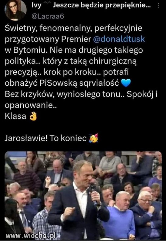 Wozona po Polsce kukla Jarozbawa, nawet nie wie gdzie jest!