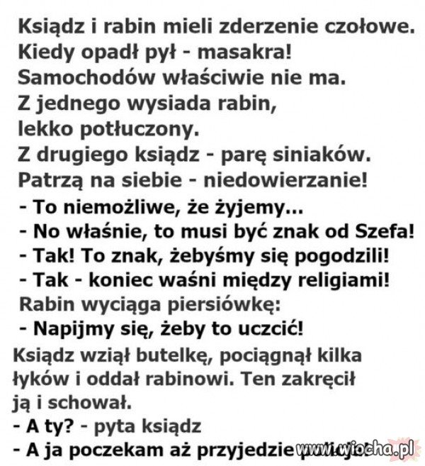 Rabin i ksiundz.