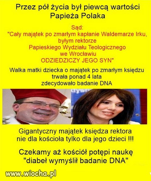 Nastepny swiety. Nadaje sie do PiSu. Skąd ten majątek.???