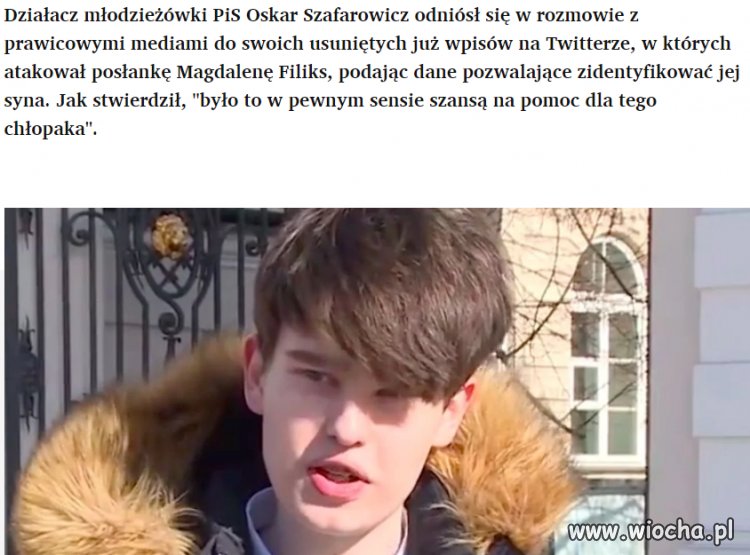 Zostaje poczekać aż mu duda medal przyzna