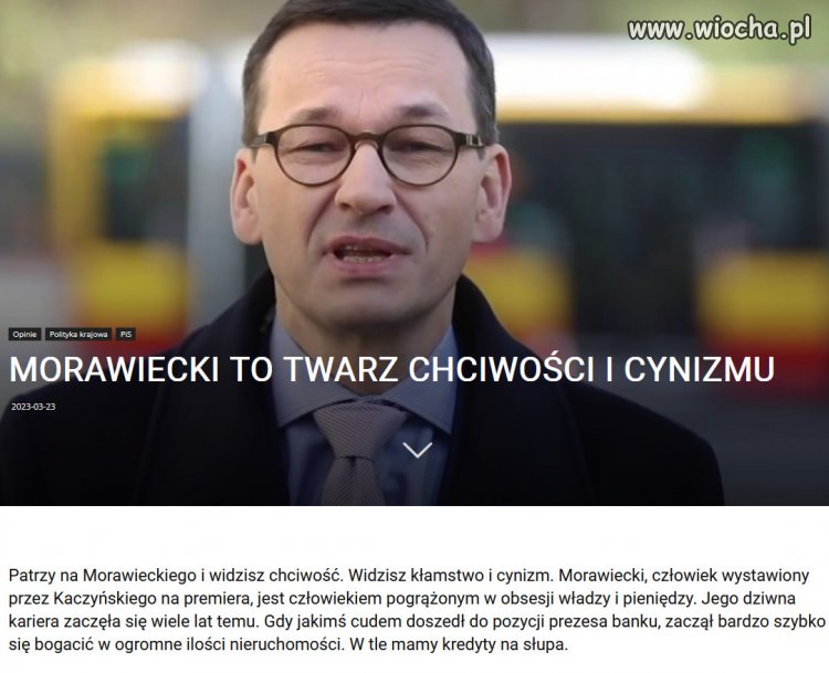 Morawiecki przyznaje, że ma żydowskie korzenie.