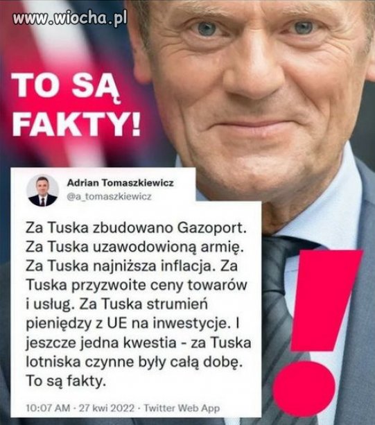Wszystkie winy Tuska...
