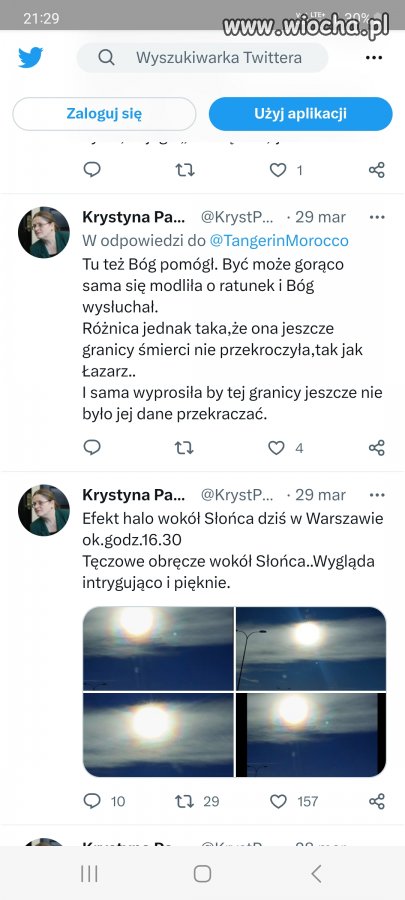 Brała coś?