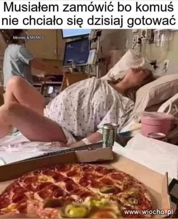 Zamówiłem pizzę.
