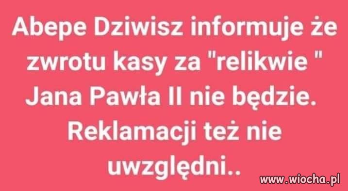 Reklamacji nie uwzględniają 