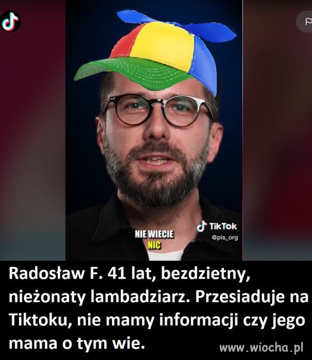 Tak wygląda pisowski debil