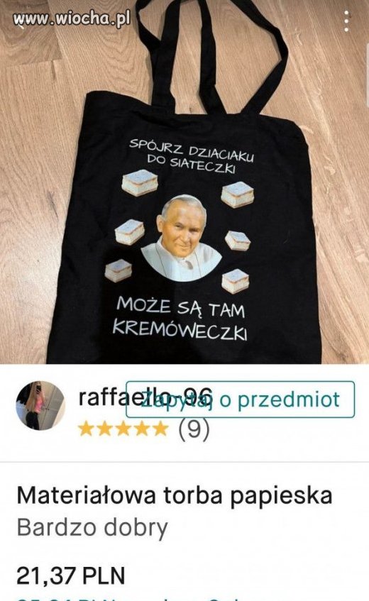 Torba prawdziwego katolika.