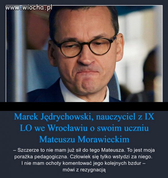 Taki "ananas" z tego Matolusza...