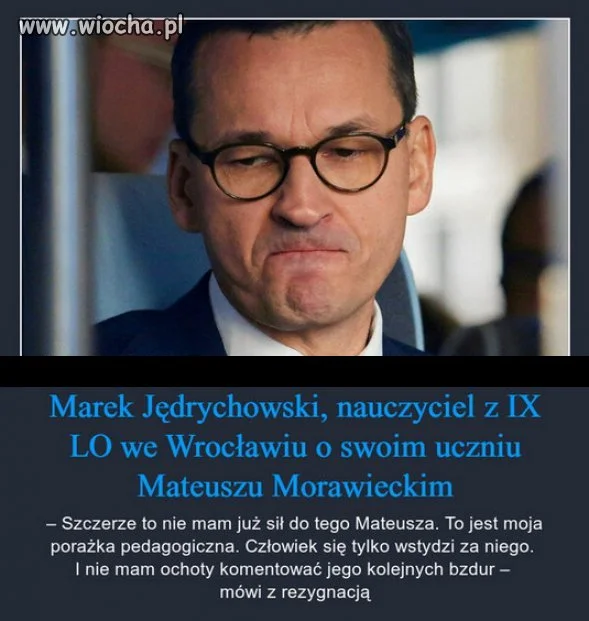 Taki "ananas" z tego Matolusza...