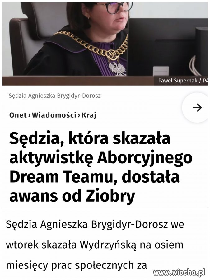 Awans za wyrok?