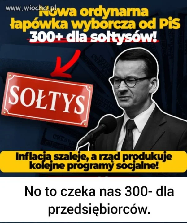 Kolejna kiełbasa wyborcza Moradzieckiego
