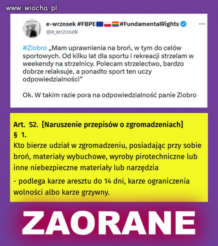 Co ty na to zerowy ministrze?