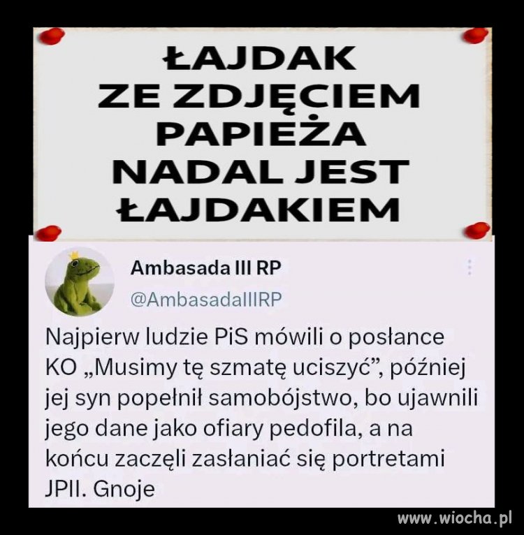 Tylko, że zamiast ''SZMATY'' uciszyli jej dziecko!