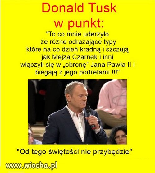 Im większa hołota i zwyrole, tym bardziej bronią JPII...