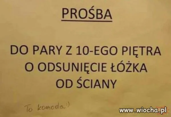 Sprostowanie.