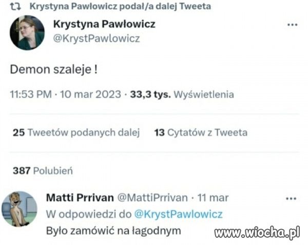Panna Krystyna odleciała w kosmos.
