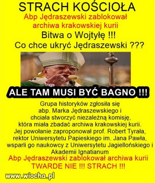 Strach i panika w sekcie kościoła!