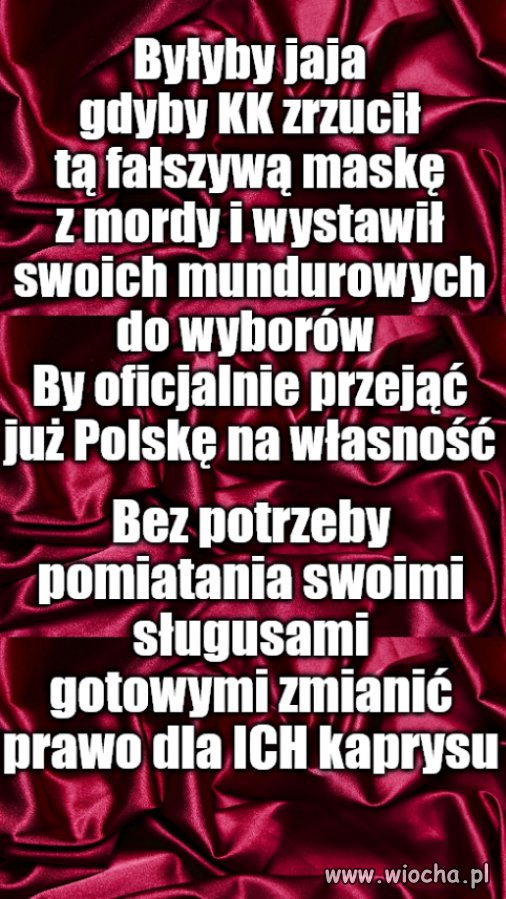 Ciekawe jak długo by się jednoczyli? Ci z lewa i prawa
