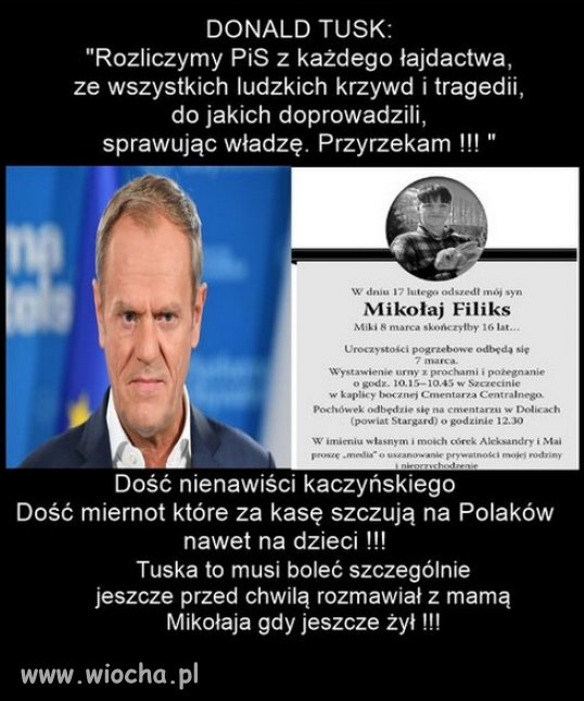 Holota PiSu zdegenerowala narod, swoja polityka nienawisci!