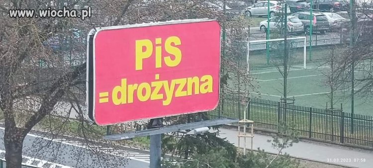 Taki baner stanie na każdym rynku w każdym mieście