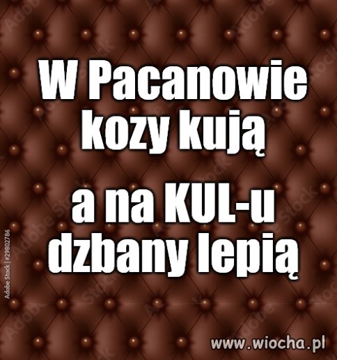 Nie święci dzbany lepią