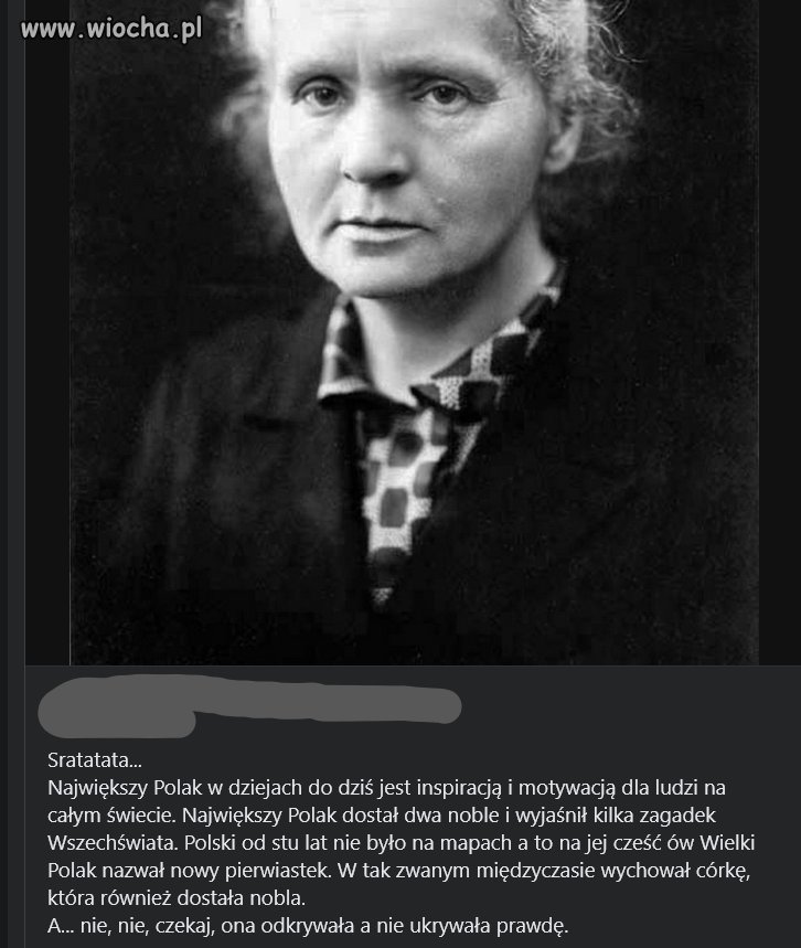 Ale nie jest swietą , ciemnota tego nie zrozumie