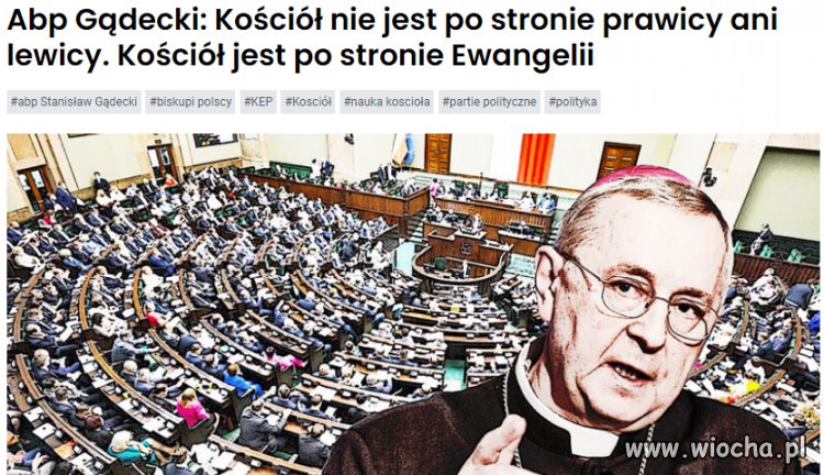 Może i nie jest po stronie lewicy lub prawicy