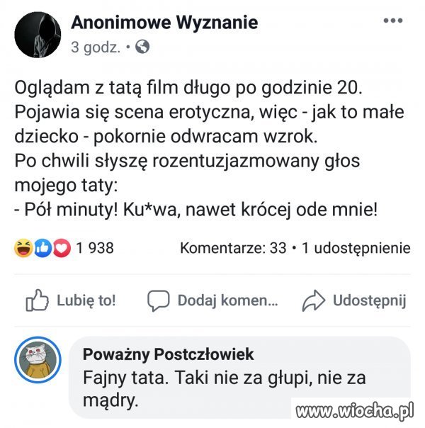Fajny tata.